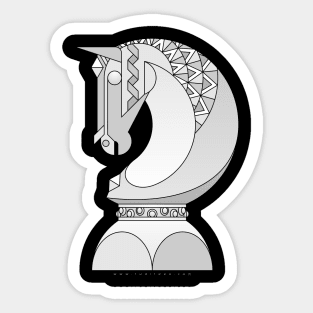 Chess Knight Sticker